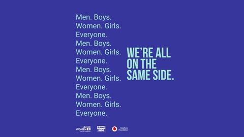 UN Women UK and Vodafone Foundation launch 'Same Side' campaign to counter Manosphere's grip on young men