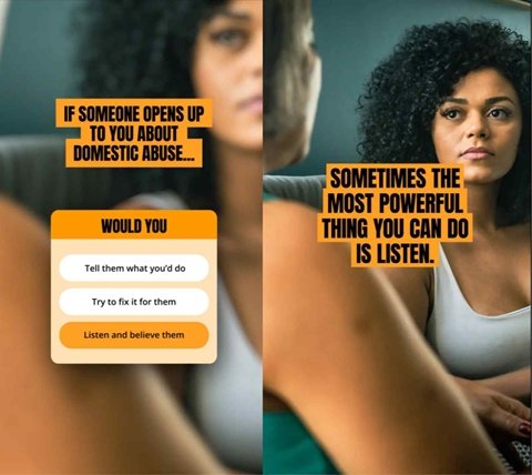 Listening first: New campaign highlights strategy to support domestic abuse survivors